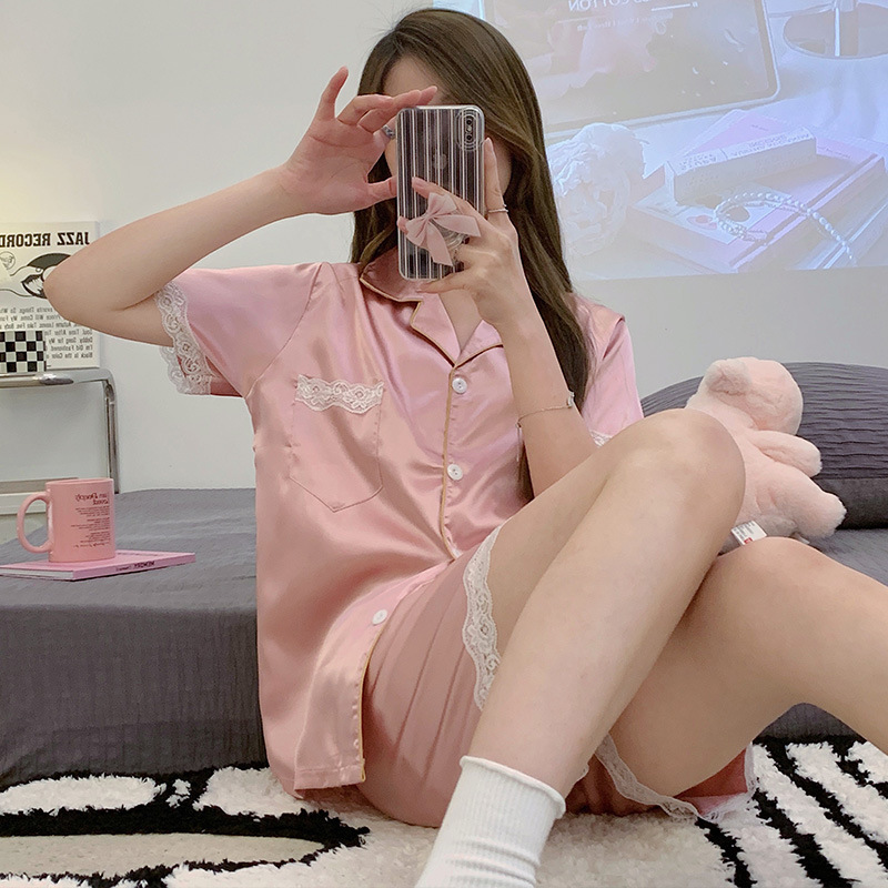 로터스 컬러 레이스 가디건 더블 쇼트