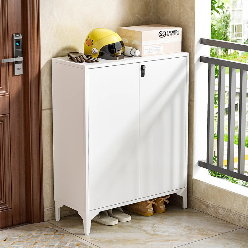 Shoe Cabinet, Home Door Storage Cabinet, Integrated Wall Shoe Cabinet, Large Capacity, Multi-Layer Entrance Storage Cabinet Rack