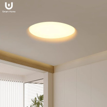 侘寂风嵌入式石膏天光灯 LED预埋无边框吸顶吊顶灯客厅卧室天花灯