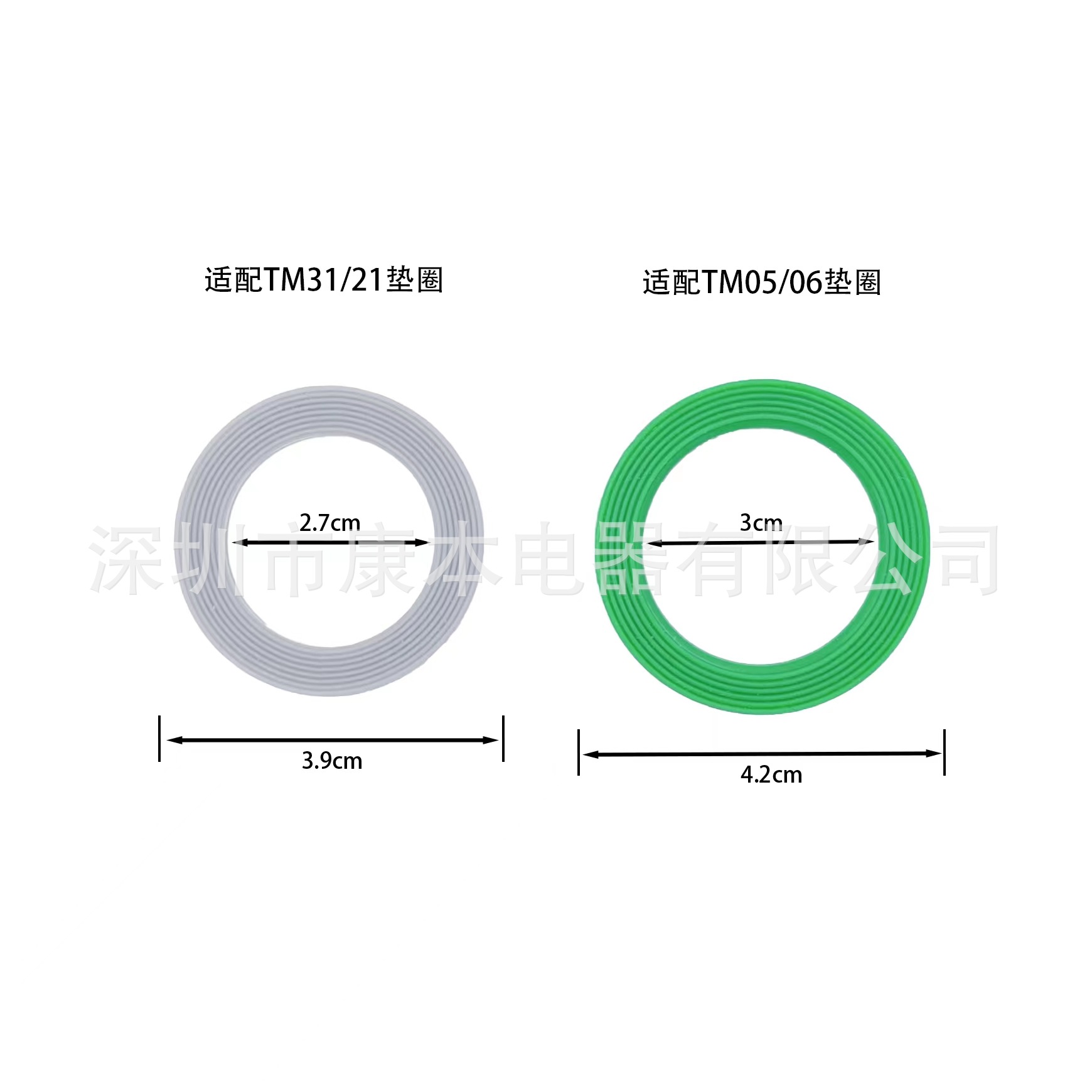 [Cross-Border Supply] Suitable for Tm21/31 Gray, Tm5/6 Green Knife Set Waterproof Small Gasket