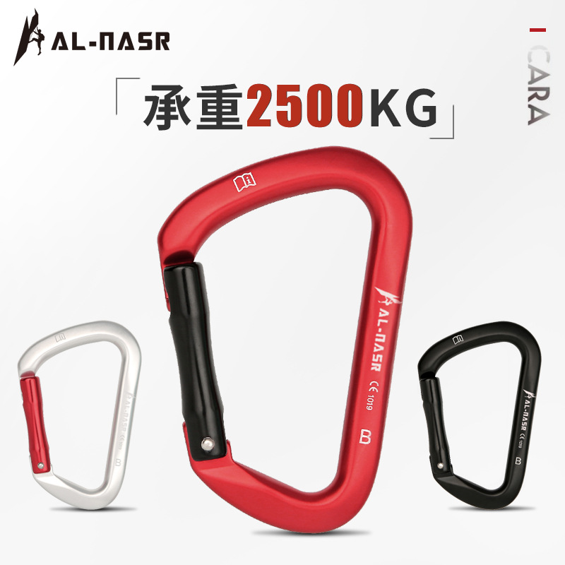 Outdoor mountain climbing fast hanging D-shaped straight door safety…