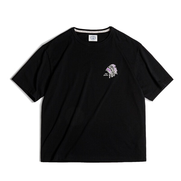 Retro cotton T-shirt