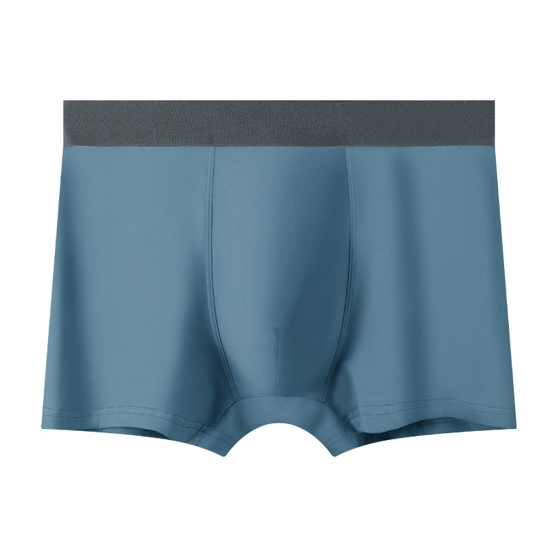 Pantalones interiores de algodón para hombres, verano transpirable 10A antibacteriano, cómodo color sólido, negocios juveniles, pantalones cortos grandes para hombres