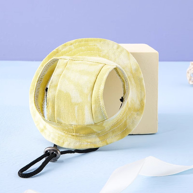 Sombrero de gatito, sombrero de pescador de gato, perro Corgi, foto, perrito fino de verano, protector solar, sombra de verano, antibloqueo de orejas