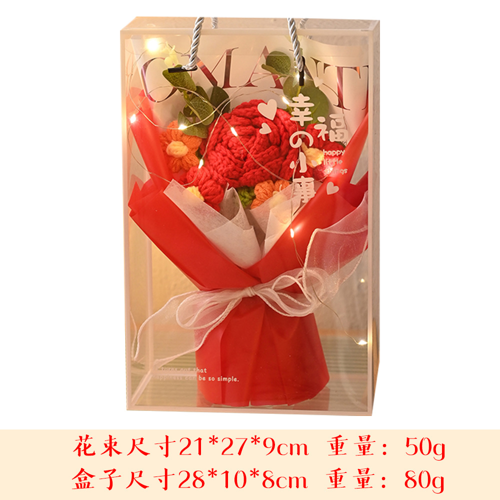 Flor de lana, flores de punto, flores de lana hechas a mano, flores de lana puff, flores de flores, flores de flores, regalos de cumpleaños, regalos de graduación, regalos de día de San Valentín