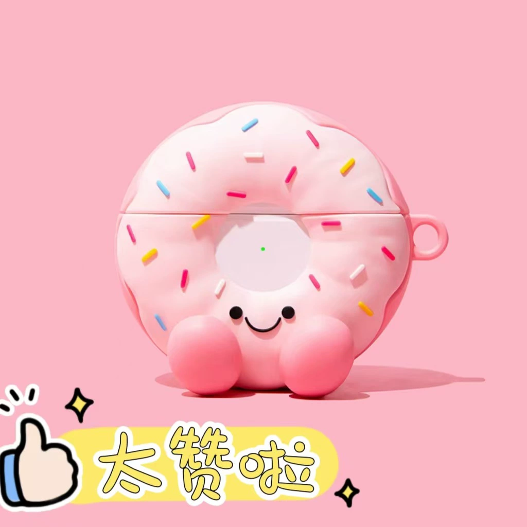 Compatible donut, wireless silicone cute headphones, pro2, bluetooth, scale 1:2