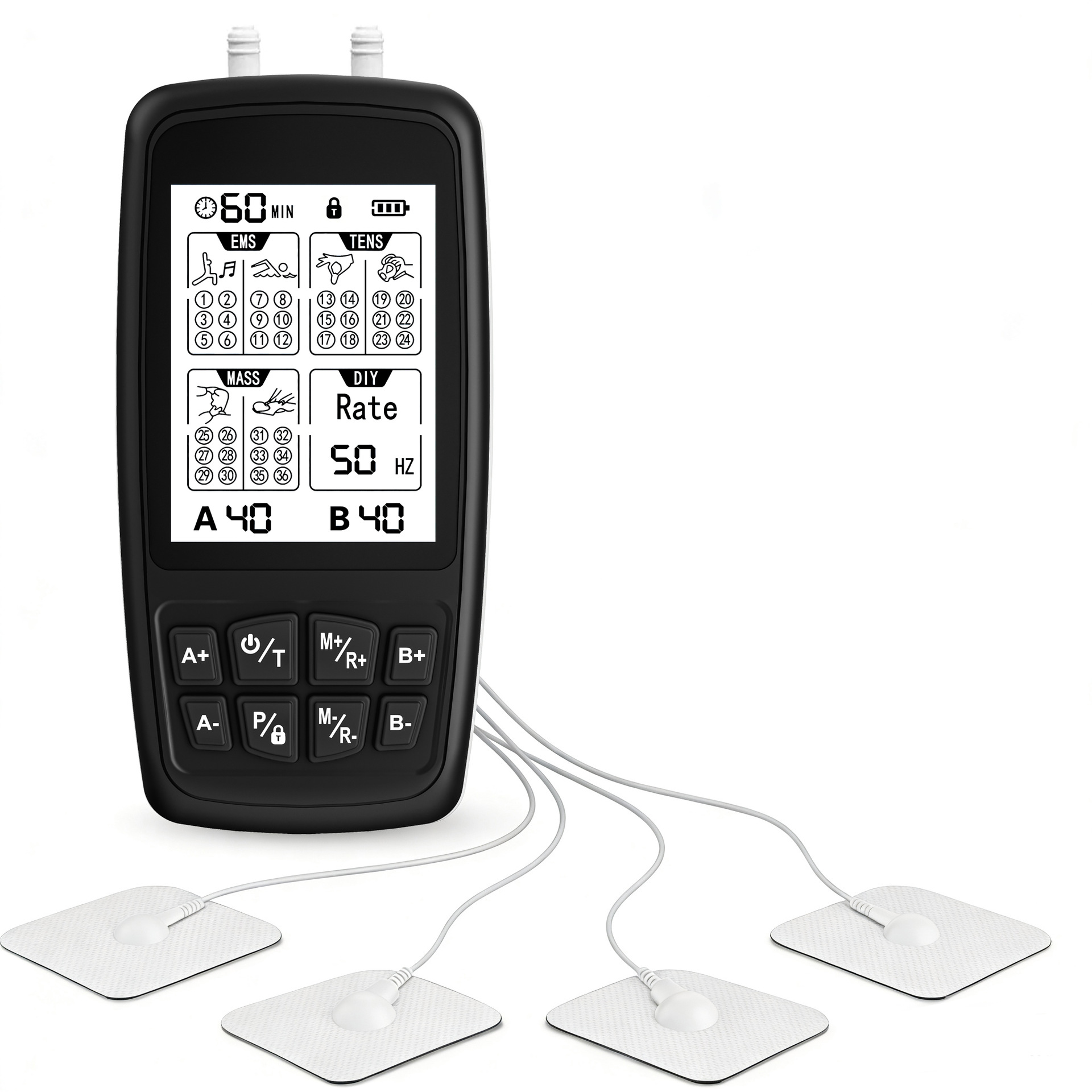 37 Modos 4 en 1 Negro