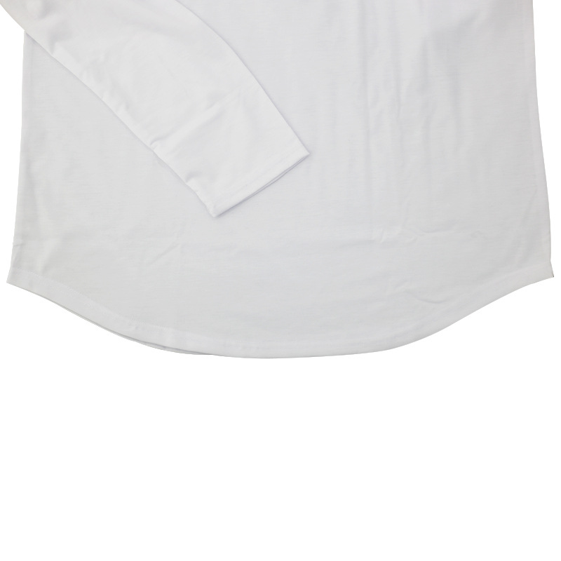 Autumn/Winter Men's 2024 Long sleeved Casual Round Neck Solid Color Top with Bottom T-shirt_senzul.com
