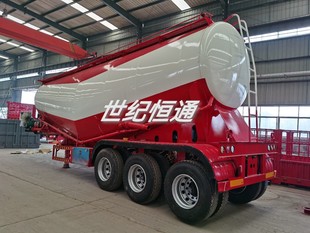 Cement Bulk Tank Truck, Ash Semi-Trailer, Bulk Cement Tank Truck, Air Compressor Trailer Direct Sales to the Outside