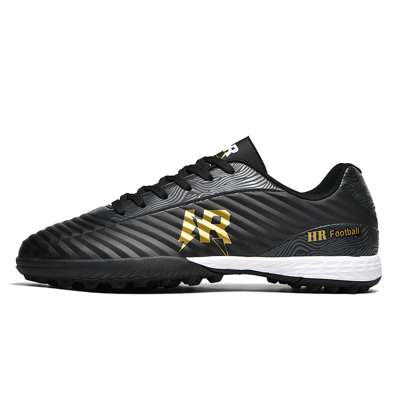 Zapatos de entrenamiento de clavos transfronterizos para hombres y mujeres, zapatos de fútbol juveniles de escuela secundaria, fábrica directa de fútbol