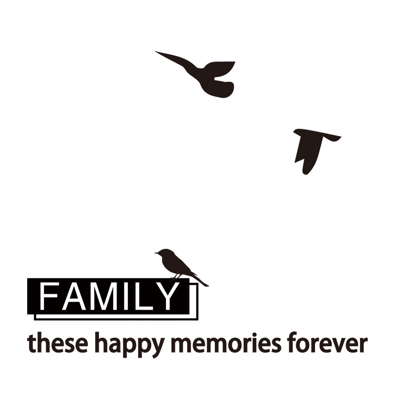 Pegatina de pared acrílica 3D diseño "Tres Comidas Cuatro Estaciones" – decoración creativa para comedor o sala.