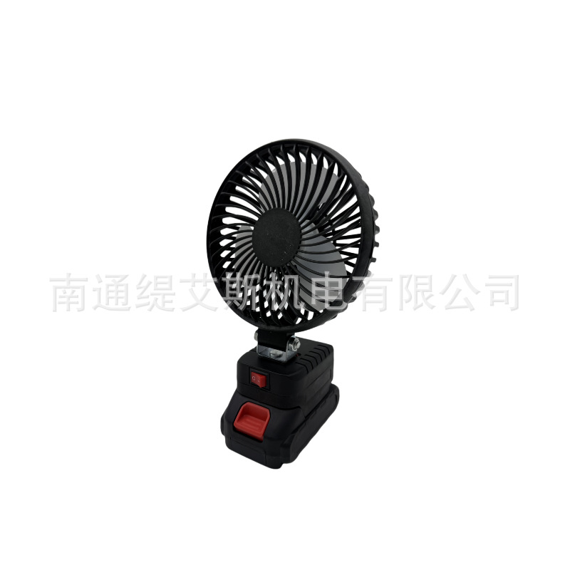 Ventilador eléctrico portátil de batería de litio mini exclusivo transfronterizo de 4 pulgadas y 6 pulgadas ventilador eléctrico especial de oficina de sitio de pesca