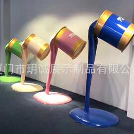 橱窗陈列道具树脂油漆桶流体场地布置舞台美陈装饰摆件艺术摆件