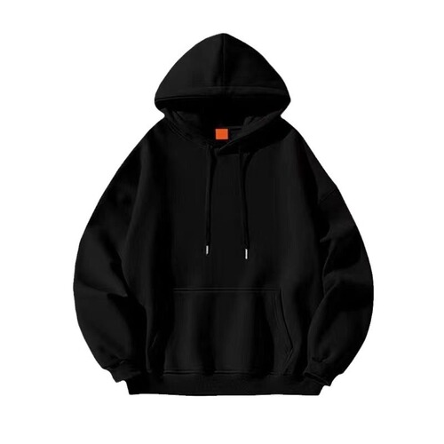 Men's sweatshirt 2024 spring and autumn new solid color versatile hooded jacket trendy brand loose casual wear sports top