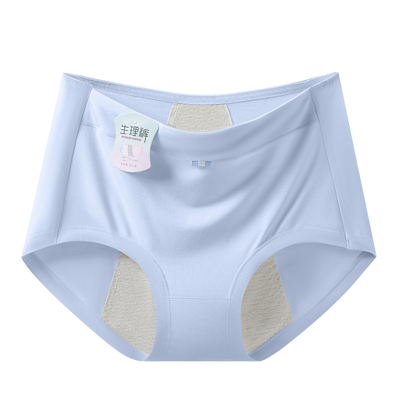 Tía modal de cintura media y alta, alarga y ensancha, evita fugas laterales, período menstrual, transpirable, antibacteriano, natural, agradable para la piel, entrepierna