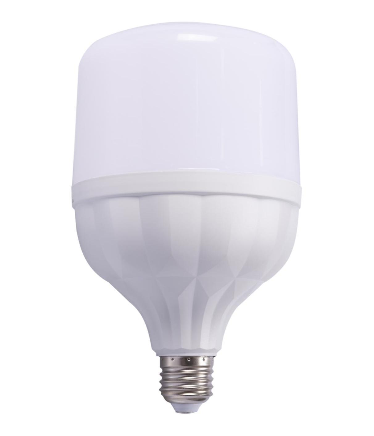 Bombilla de bajo consumo con base de tornillo E27 de alta potencia para uso doméstico, bombilla de bayoneta, iluminación LED de alta calidad superbrillante.