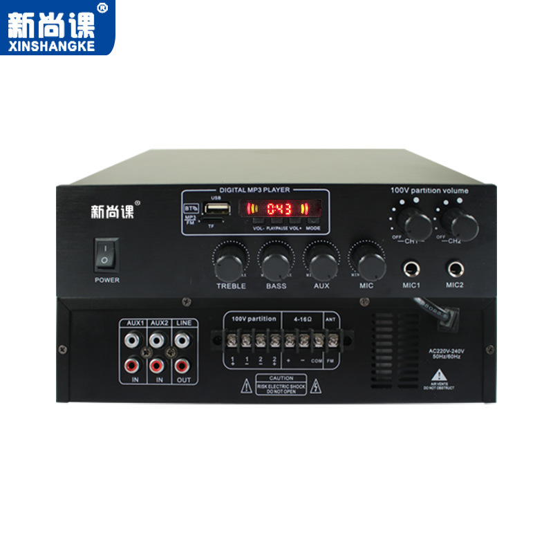 Frequencia gratuita amplificador de potencia Bluetooth transmisión de voltaje fijo altavoz de impedancia fija con banda de radio USB Bluetooth 2 mini amplificador de potencia