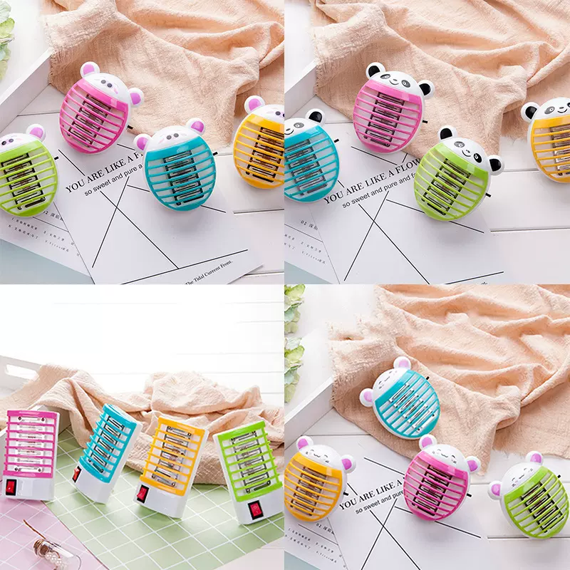 批发光触媒灭蚊灯 迷你插座电子灭蚊器 电击杀蚊灯 迷你LED灭蚊灯