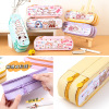 Double-layer capacious pencil case for elementary school students for boys