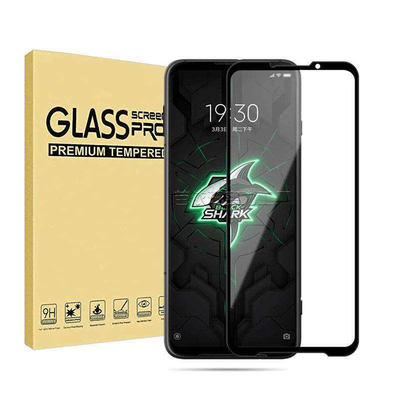 Подходит для Xiaomi Black Shark 3 полноэкранная стальная пленка Black Shark 3‑поколение влагозащищенная двухслойная закаленная пленка игровая консоль 3Pro