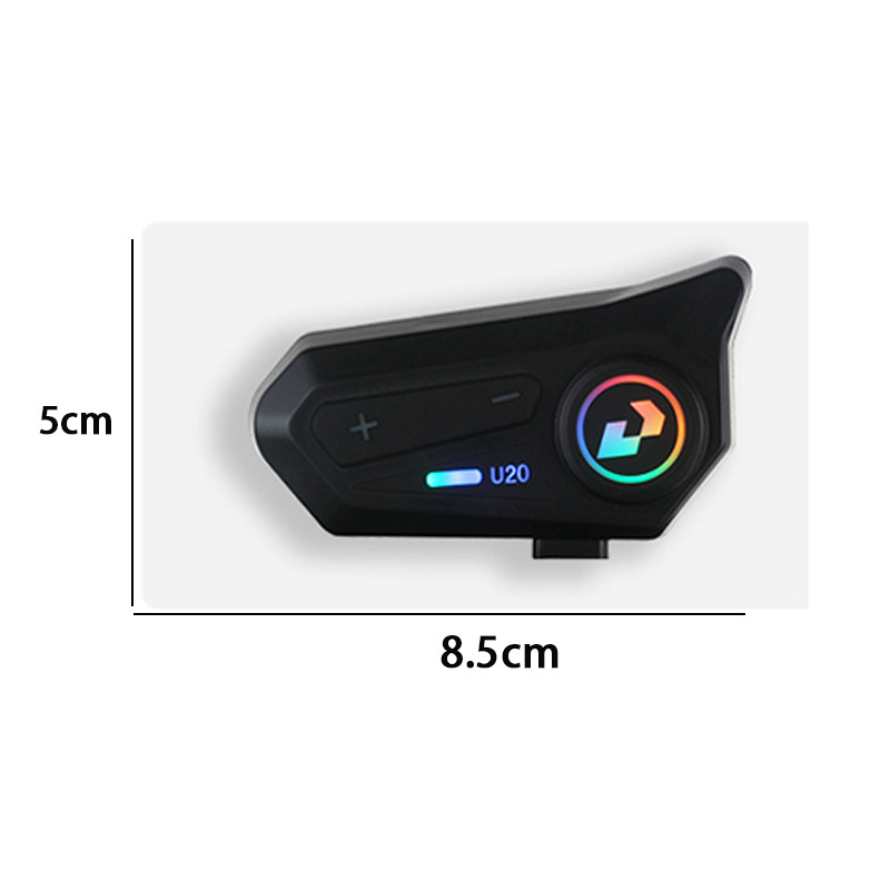 Casco de motocicleta Auriculares Bluetooth para llevar jinete casco completo medio casco especial reducción de ruido conducción altavoz inteligente intercomunicador