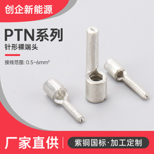 针形裸端头 PTN系列冷压接线端头 黄铜冷压端子 线鼻子线耳