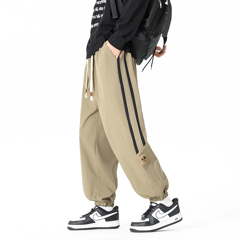 Casual Pants Men's Spring and Autumn 2025 New Loose Wide-Leg Leggings Sweatpants Sports Youth Men's Long Pants