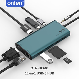 ONTEN/�W�v12��1Type-C��չ�]10��1USB-C HUB��Xƽ����fangweida