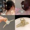 Crab pin, hairgrip, shark, hairpins, 2022 collection, cat's eye, flowered
