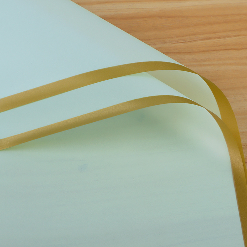 Película de gelatina de Phnom Penh asequible Papel de embalaje de ramo de plástico impermeable mate Papel de embalaje de flores de Phnom Penh simple 20 hojas