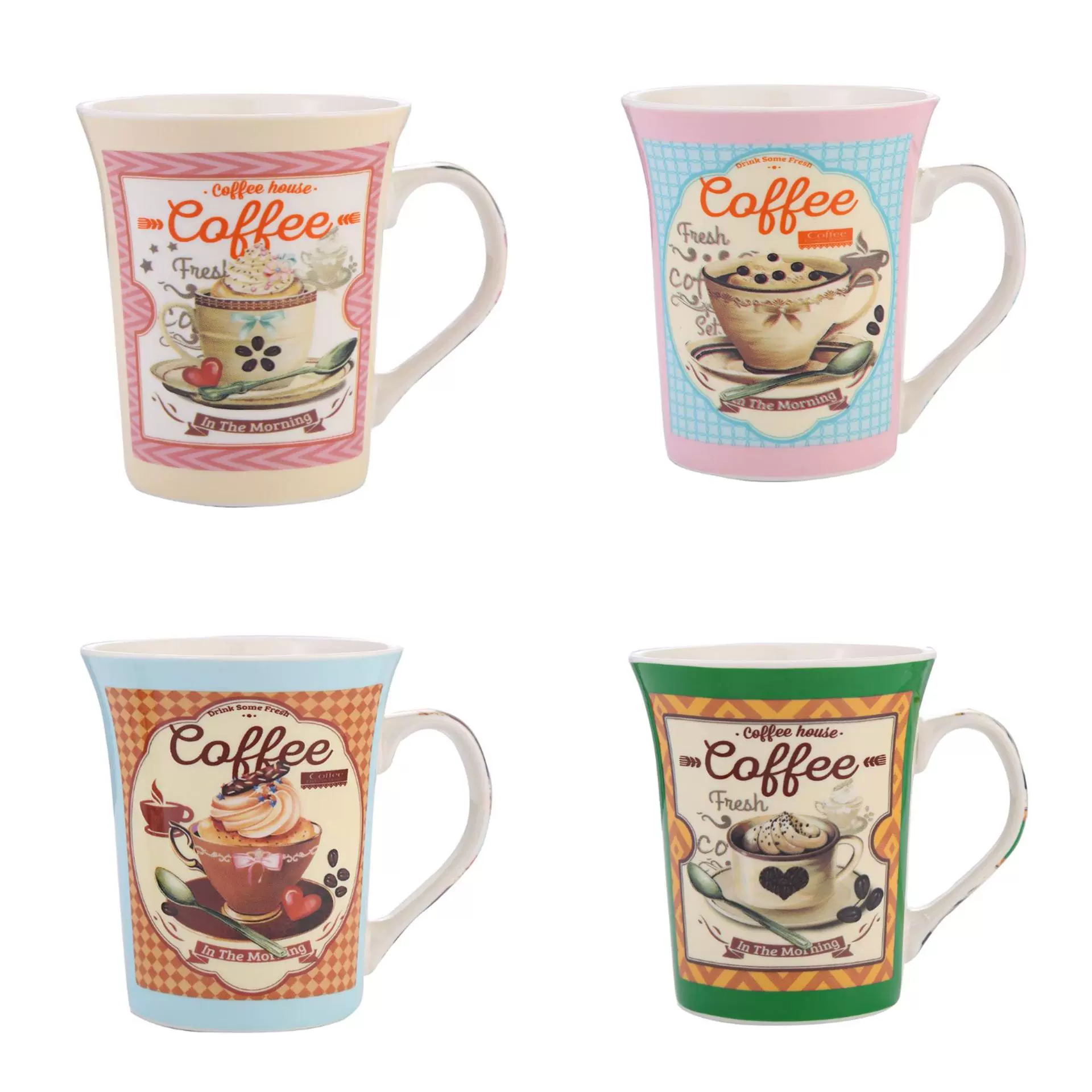 瑞斯利瓷业日用陶瓷贴花陶瓷杯咖啡杯马克杯RSLEE CERAMICS