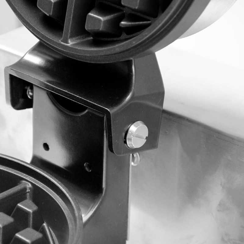 Sizhi giratorio waffle horno waffle máquina comercial espesado muffin máquina eléctrica calefacción Pancake máquina doble cabeza waffle horno