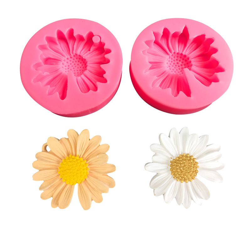 Daily Occasion Casual Daisy Silica Gel Kitchen Molds 1 Piece