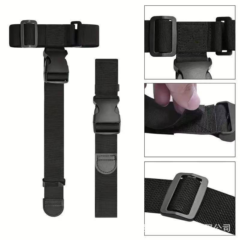 Cross-border T-shaped backpack luggage strap, adjustable travel luggage connecting strap, convenient bag fixing strap