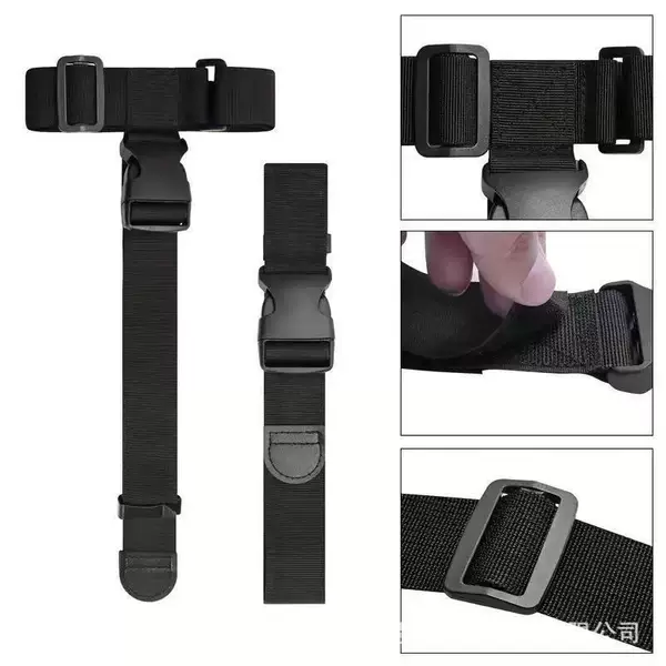 Cross-border T-shaped backpack luggage strap, adjustable travel luggage connecting strap, convenient bag fixing strap