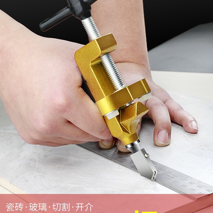 玻璃刀瓷砖切割工具大全切割磁砖划开界器金刚石划厚玻璃家用