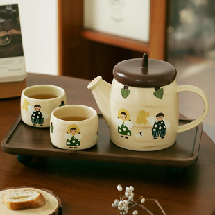 Couple water Cup suit household ceramic water cup kettle living room hospitality tea cup tea set housewarming new home water set cup set
