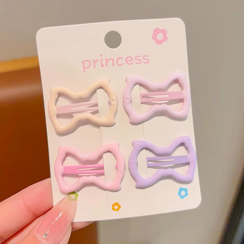 Las estrellas no dañan el cabello del bebé, el lado de la cepa de los niños, la tarjeta de cabello de amor de las niñas pequeñas, la estrella de pentacos, el cabello roto