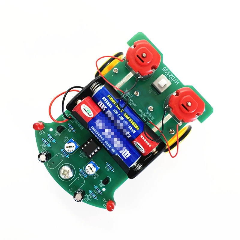 D2-5 Intelligent tracking small car kit sensing line experimental teaching production training training welding DIY bulk part