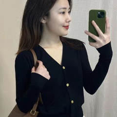 小香风针织衫开衫外套女2025新款秋冬气质毛衣内搭长袖打底衫上衣