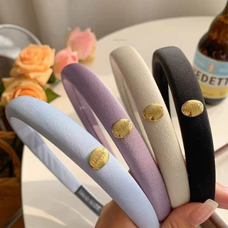 春夏韩系百搭发箍女字母标高级外出高颅顶头箍少女显脸小发卡发饰