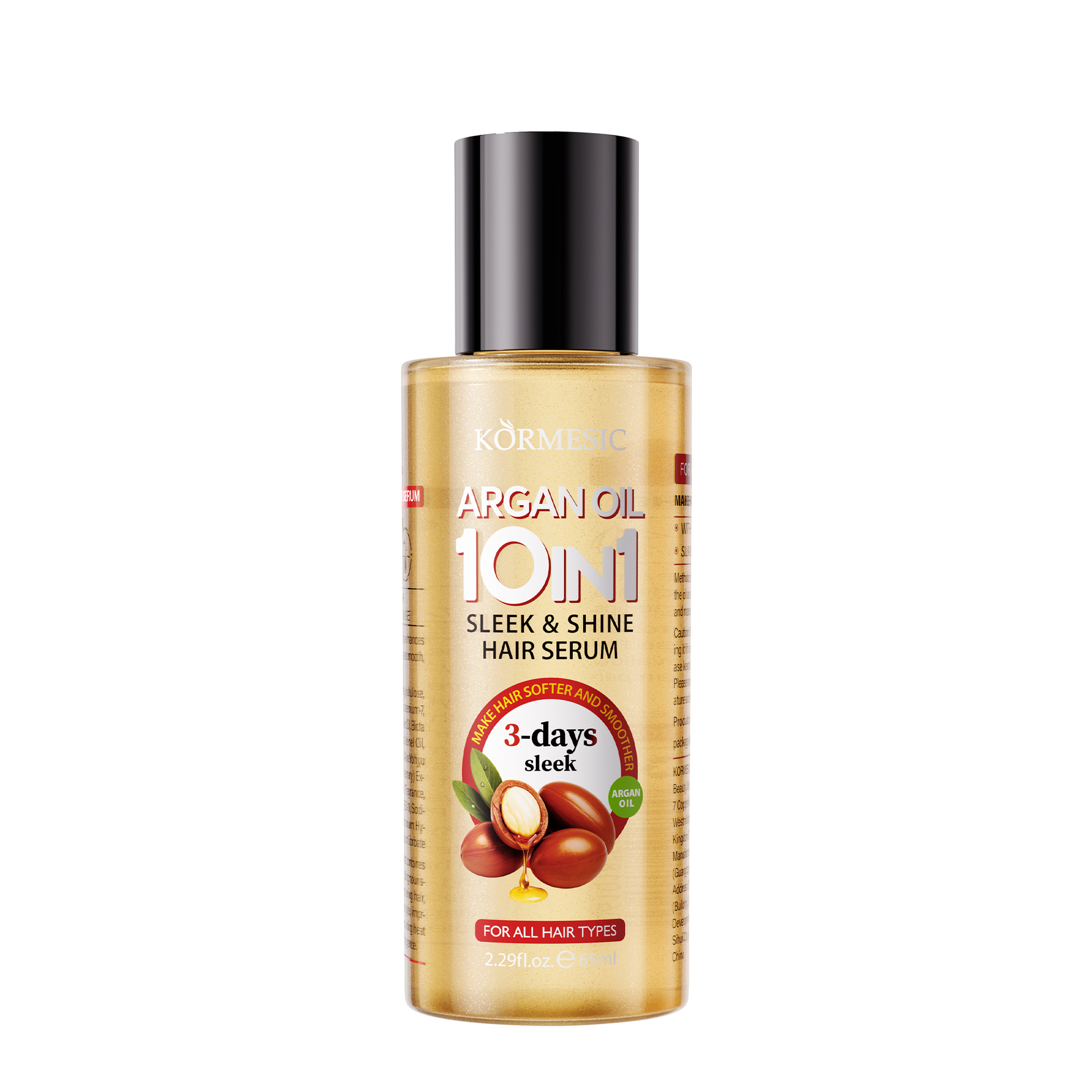 KORMESIC suave brillante aerosol para el cabello humectante comercio exterior al por mayor spot transfronterizo