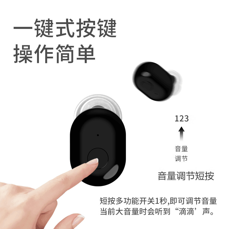 audífono recargable tipo auricular inalámbrico invisible para jóvenes y ancianos especial sordera severa auriculares de reducción de ruido