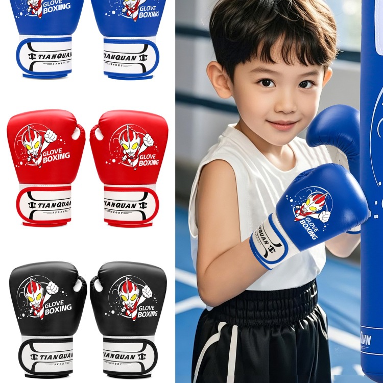 Children's Boxing Gloves, Sanda Boxing Gloves, Boys' Fighting Professional Sandbag Set Combination, Girls' Kidsren's Training Equipment