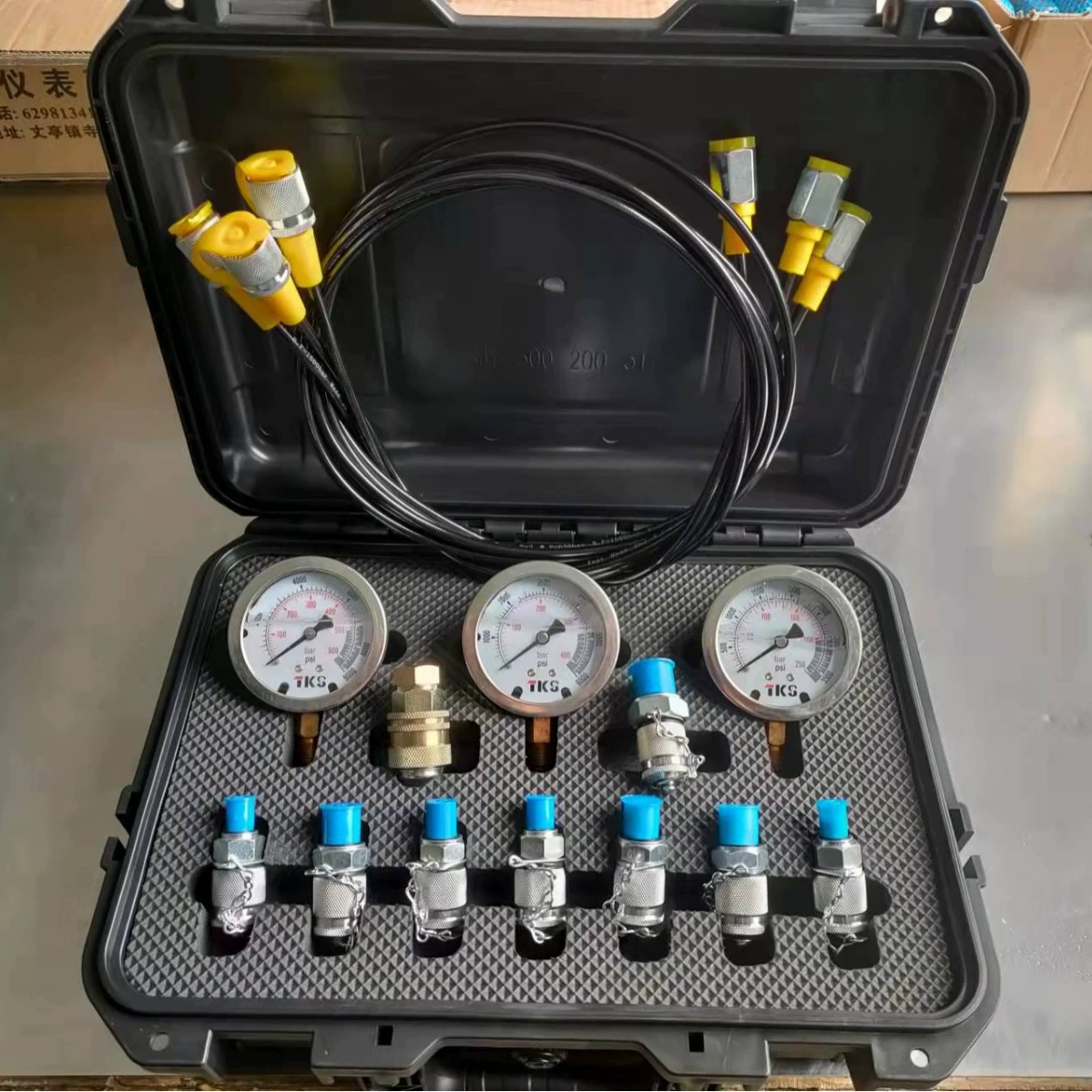 Производители поставляют tykes Черный Новый Манометр/Манометр спиральный экскаватор инженерный гидравлический манометр