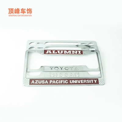 Cross-border American Standard Car License Plate Frame American Standard Zinc Alloy License Plate Frame American Car License Plate Frame Export License Plate Frame (License plate holder/license plate holder)
