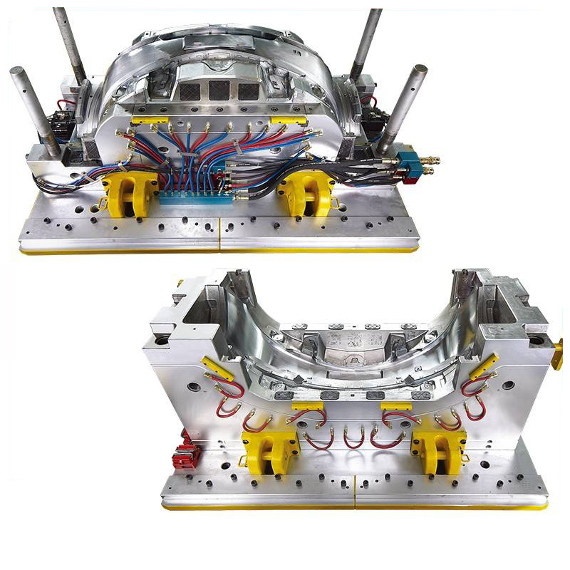 High-Quality Injection Molding Automotive Molds, High-Quality Hot Runner Plastic Automotive Parts, Bumper Mold Customization