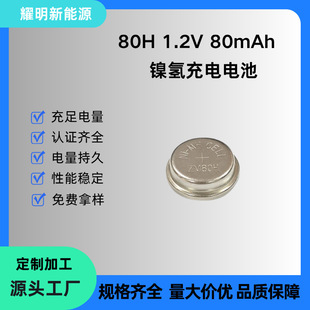 ΢Xƃx/Αֱ늳 1.2V 80mAh 懚~۳늳80H