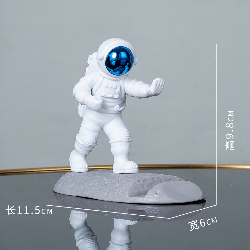 軽くて豪華な宇宙飛行士の装飾品、ドラマ視聴用のアーティファクト、ライブブロードキャストサポートスタンド、怠け者の読書用携帯電話スタンド、デスクトップの見栄えの良い|undefined