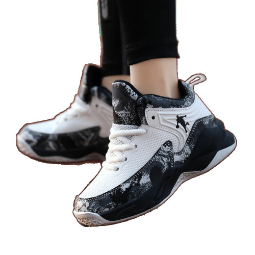 Children's Sports Shoes 2025 Spring Network Air Permeable Training Big Kids Casual Shoes Boy Basketball Shoes